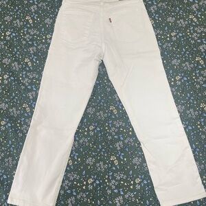 Levi's Women's Straight Leg Jeans - White